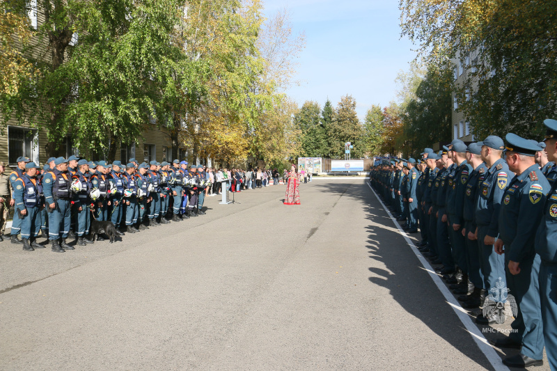Встреча отряда из командировки
