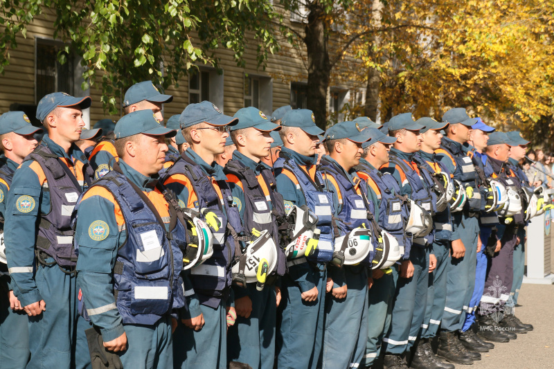 Встреча отряда из командировки