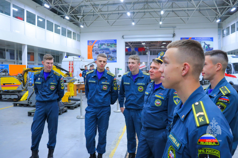 В Центре завершилась практика курсантов АГЗ МЧС России