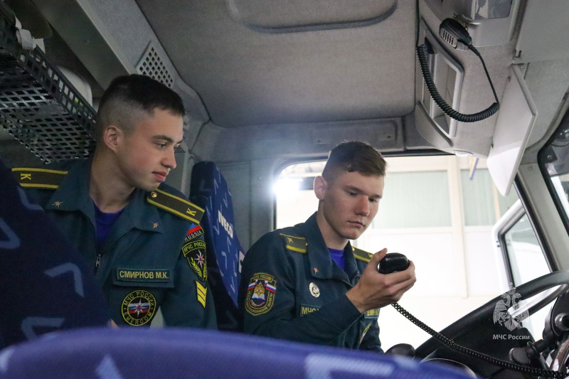 В Центре завершилась практика курсантов АГЗ МЧС России