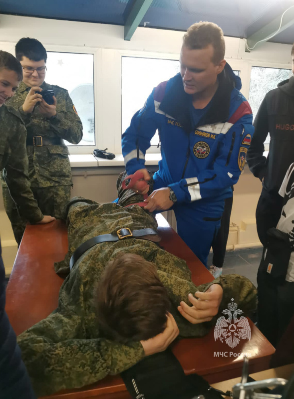 Спасатели Центра провели занятия в пансионате «Солнечный»