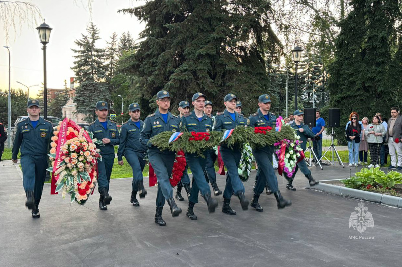 Личный состав Центра "Лидер" принял участие  в памятном мероприятии — Дне памяти и скорби