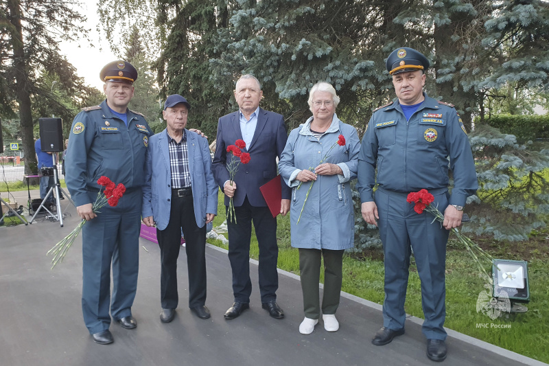 Личный состав Центра "Лидер" принял участие  в памятном мероприятии — Дне памяти и скорби