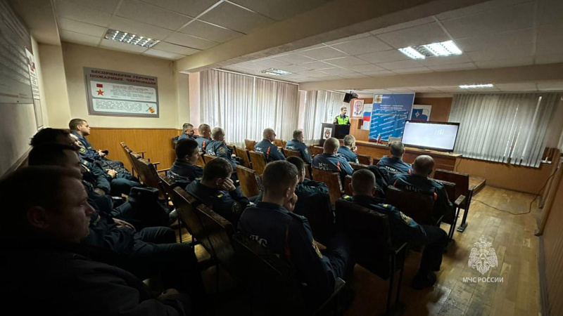 Сотрудники отдела  ВАИ  Центра провели занятия по предупреждению и профилактике  ДТП