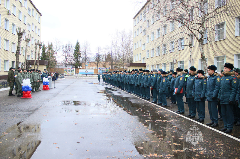 Встреча отряда  из  служебной  командировки