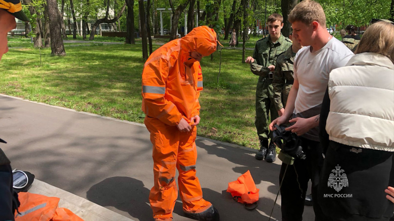 Участие в военно-патриотическом молодежном слете ТиНАО