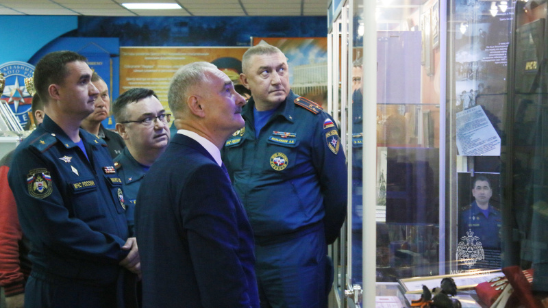 Проведение занятий со слушателями АГПС МЧС России