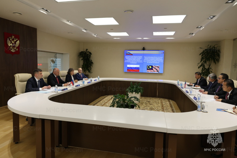 МЧС России примет участие в совместных учениях с коллегами из Малайзии