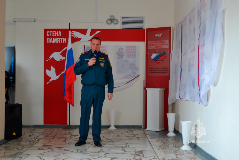 В школе г. Мурома состоялось открытие памятных стендов