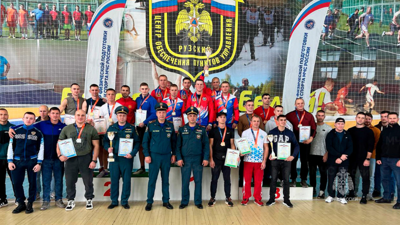 Третье место на Спартакиаде МЧС России по гиревому спорту