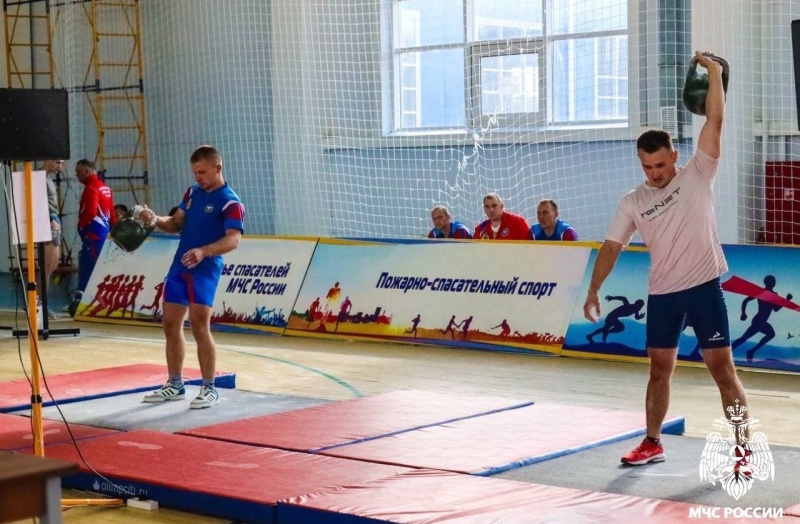 Третье место на Спартакиаде МЧС России по гиревому спорту