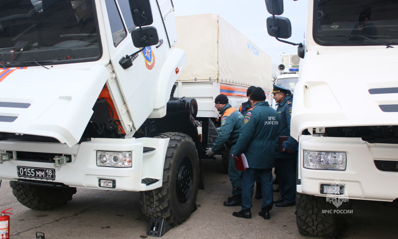 Смотр перевода техники