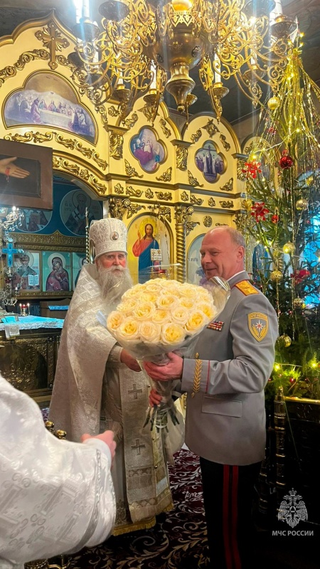 Начальник Центра поздравил личный состав с праздником Рождества  Христова!