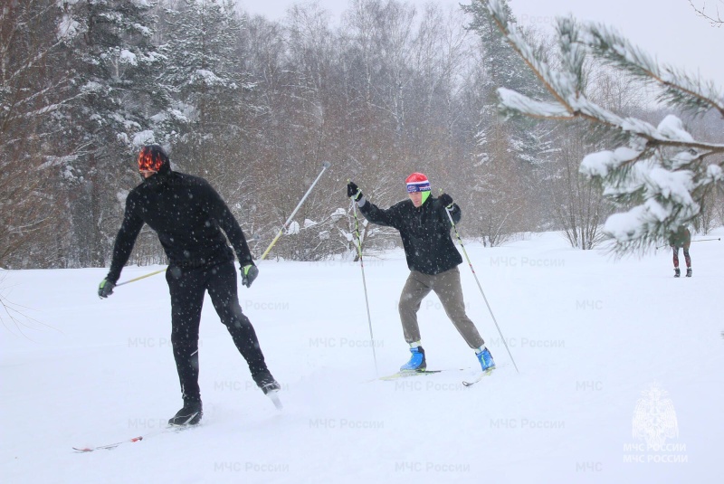Среди подразделений Центра «Лидер» прошло первенство  по лыжным гонкам