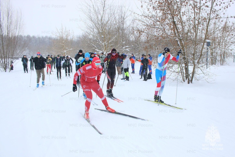 Среди подразделений Центра «Лидер» прошло первенство  по лыжным гонкам