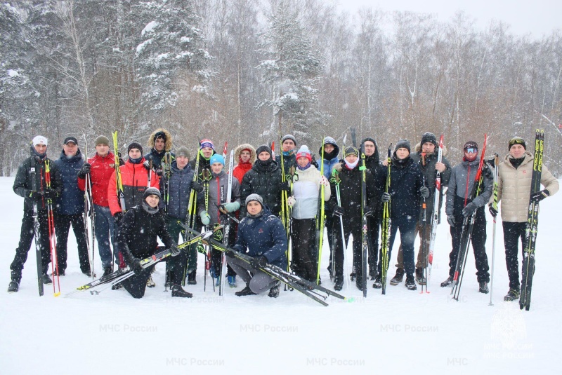 Среди подразделений Центра «Лидер» прошло первенство  по лыжным гонкам