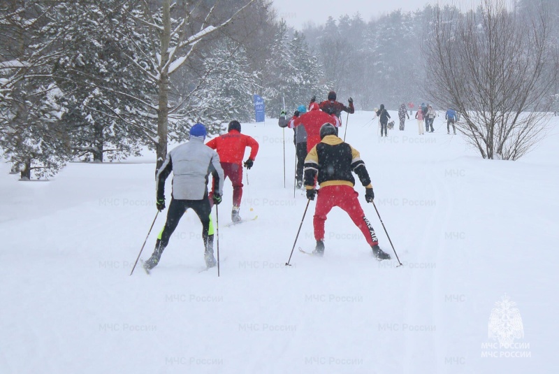 Среди подразделений Центра «Лидер» прошло первенство  по лыжным гонкам