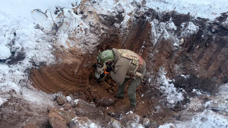 В Орле пиротехники Центра «Лидер» уничтожили неразорвавшийся боеприпас