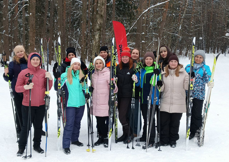Занятие по лыжной подготовке
