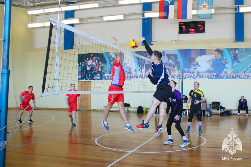 На базе Центра стартовала спартакиада по волейболу