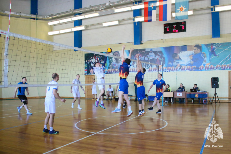 На базе Центра стартовала спартакиада по волейболу