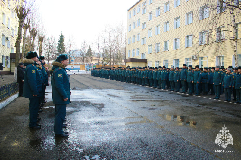 Проводы  отряда  в  служебную командировку