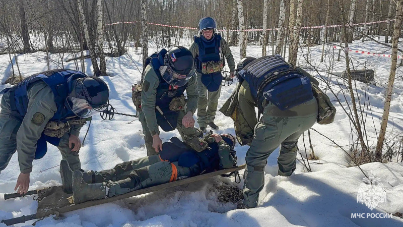 Полевой выход пиротехников Центра