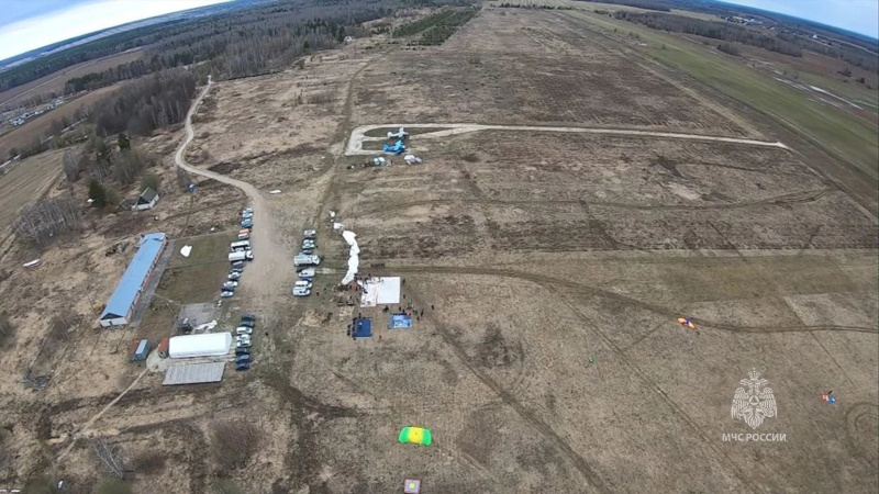 Сборы по выполнению учебно-тренировочных прыжков с парашютом