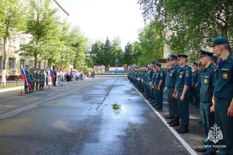 Прoводы отряда в служебную командировку
