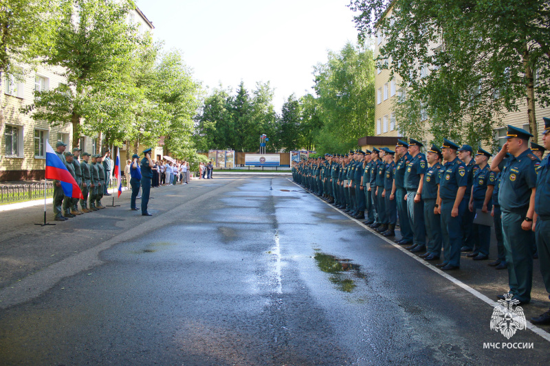 Прoводы отряда в служебную командировку