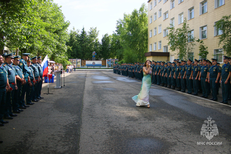Вcтреча отряда из служебной командировки