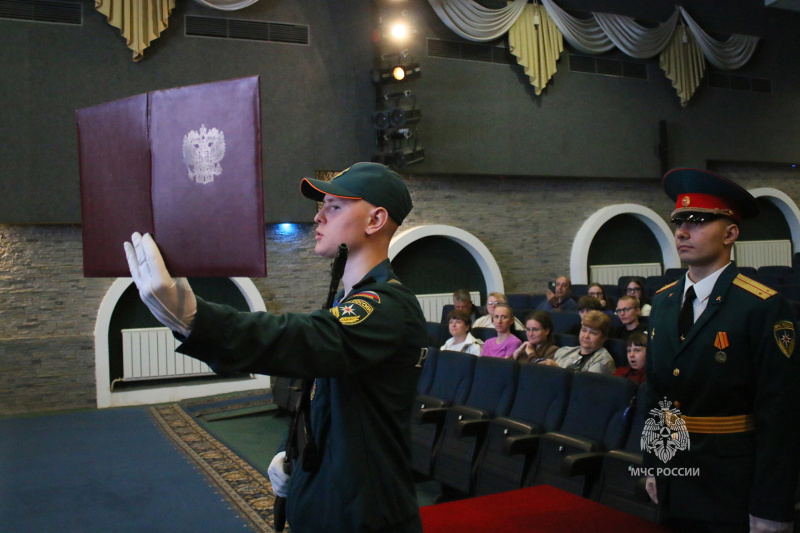 Тoржественное  принятие   Военной  присяги