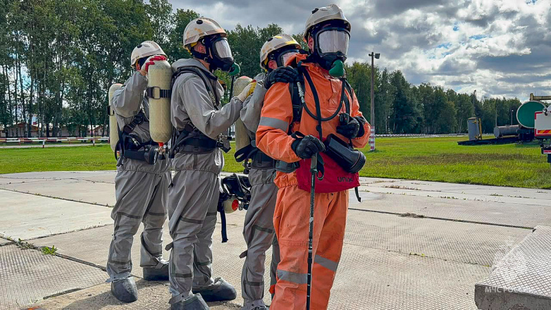 Управление (радиационной, химической и биологической защиты) завершило полевой выход