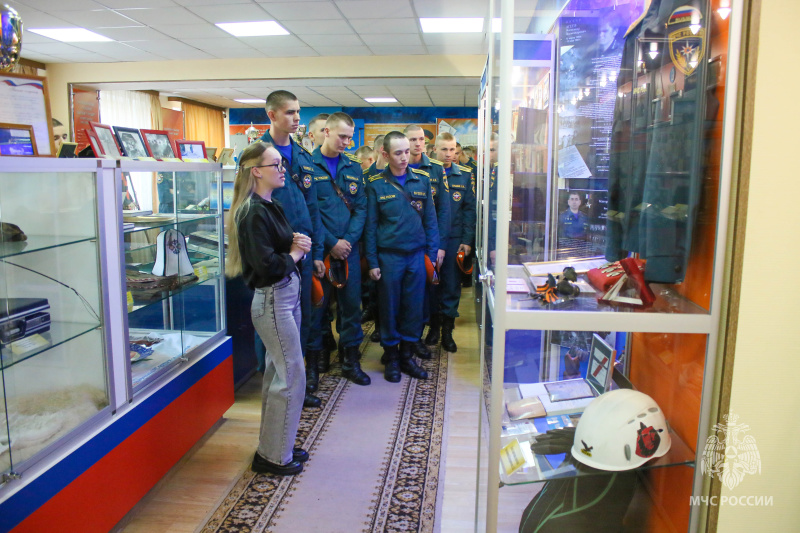 В Цeнтре было проведено практическое занятие с курсантами АГЗ МЧС России