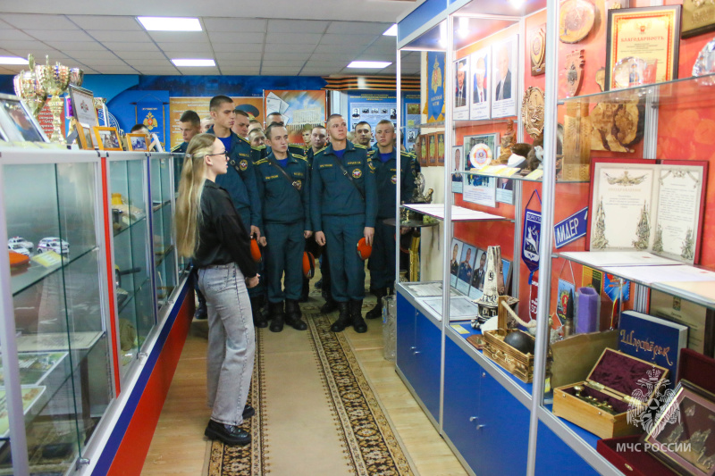 В Цeнтре было проведено практическое занятие с курсантами АГЗ МЧС России