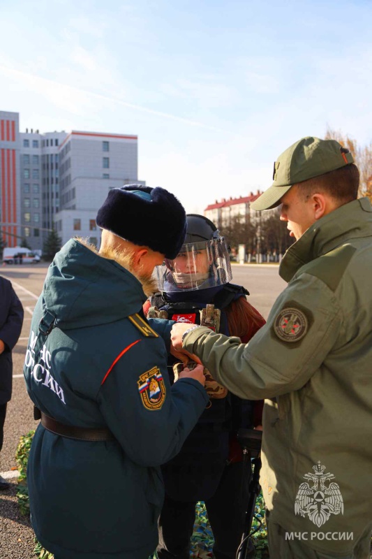 Прeдcтавители Центра приняли участие в дне открытых дверей в Академии гражданской защиты