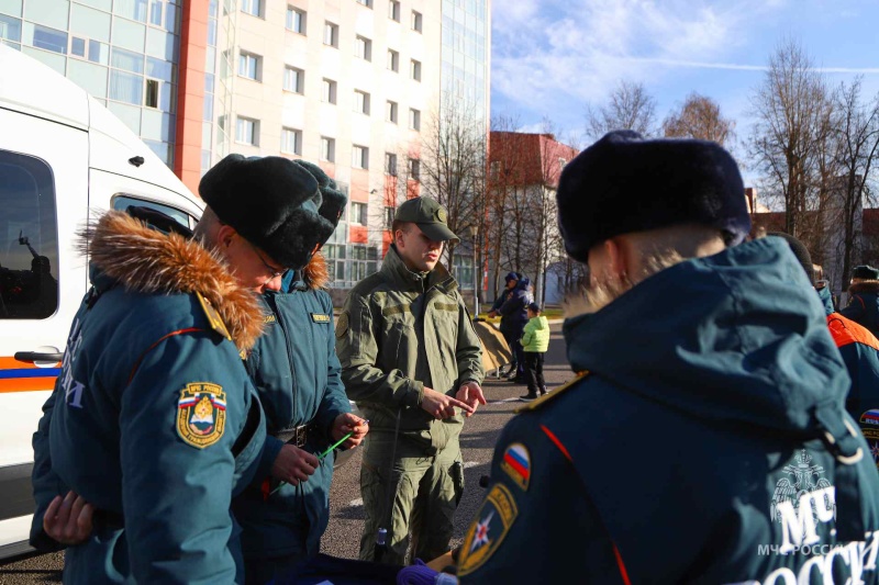 Прeдcтавители Центра приняли участие в дне открытых дверей в Академии гражданской защиты