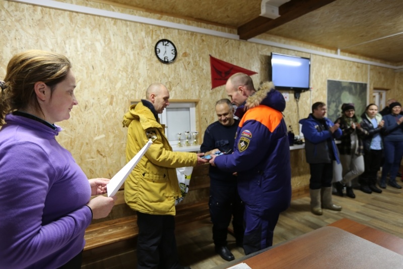 Участие спасателей-десантников Центра в соревнованиях по прыжкам с парашютом на точность приземления "Рождественский кубок"