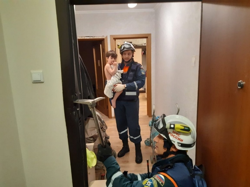 Спасатели Центра оказали помощь маленькому ребенку