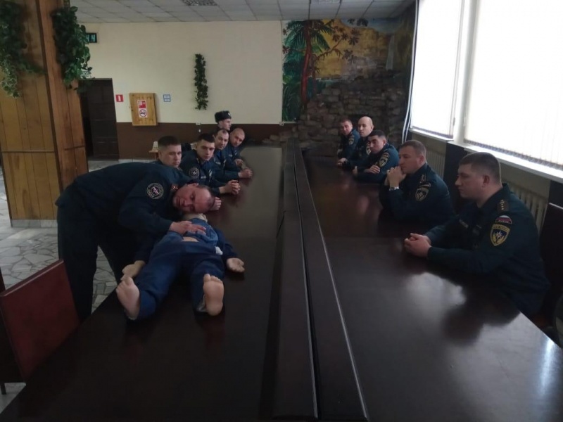 В 7 управлении проведено занятие по оказанию первой помощи
