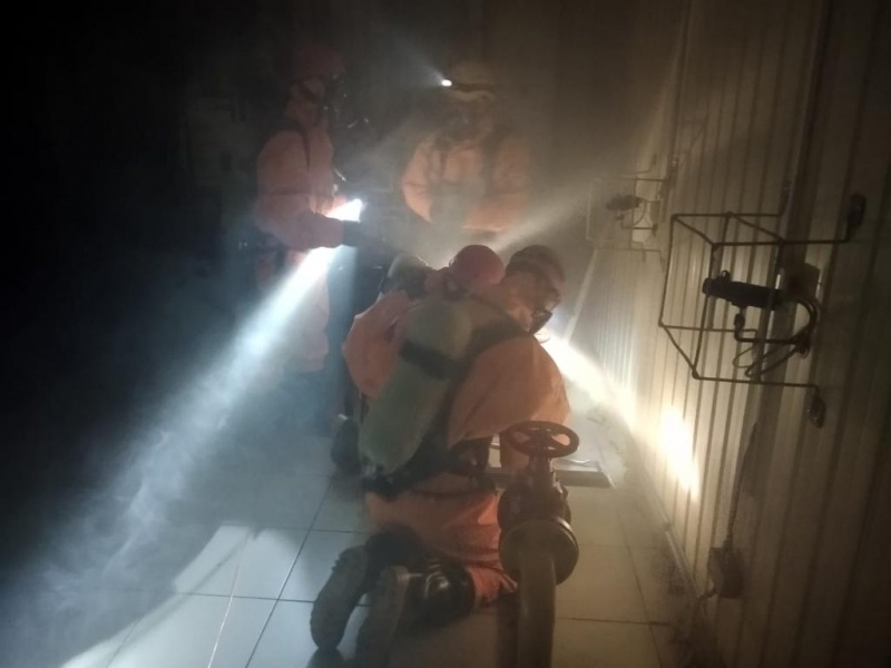 Продолжается обучение по специальности "Организация и проведение газоспасательных работ"