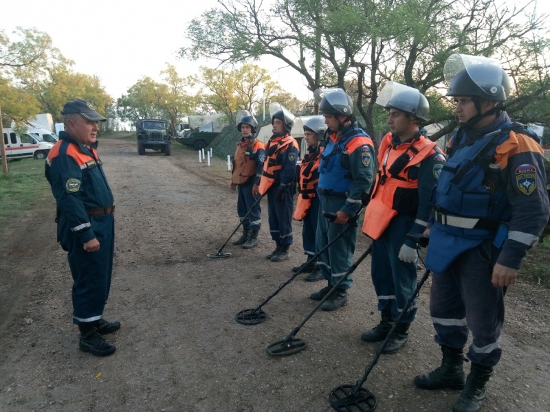 Проведение пиротехнических работ в Крымском Федеральном округе