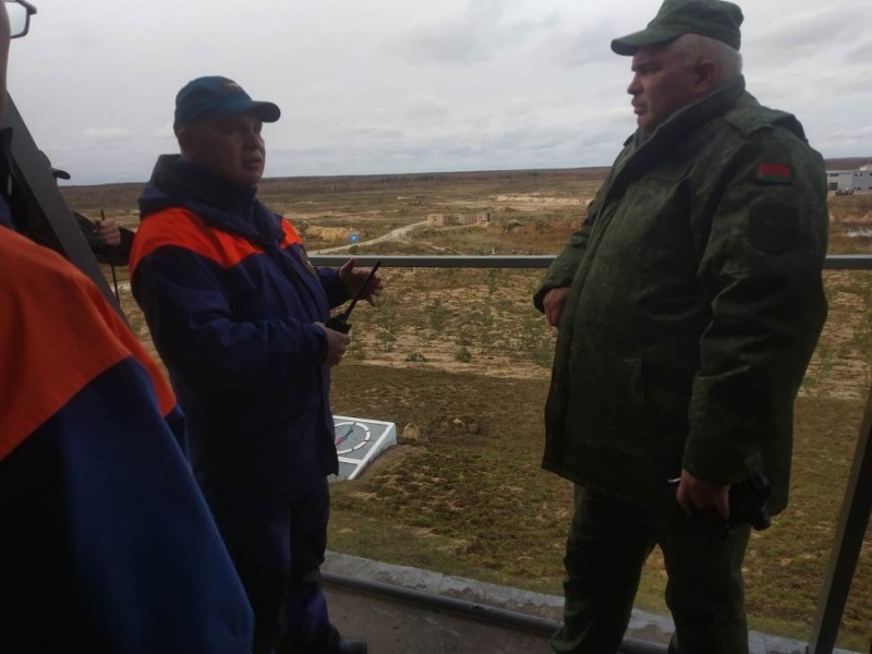 Участие в командно-штабной тренировке с КСОР ОДКБ