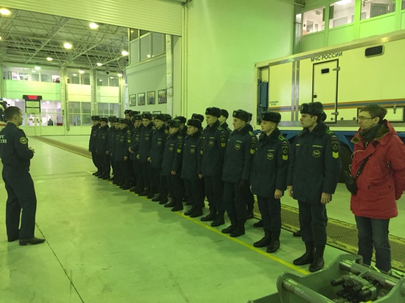 Занятия с курсантами Академии гражданской защиты МЧС России