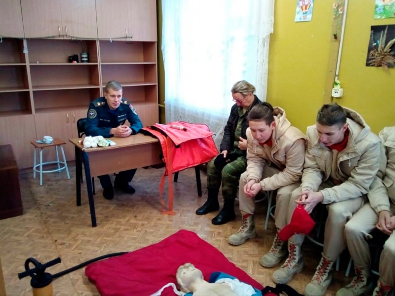 Занятия в оздоровительном лагере «Соколенок»