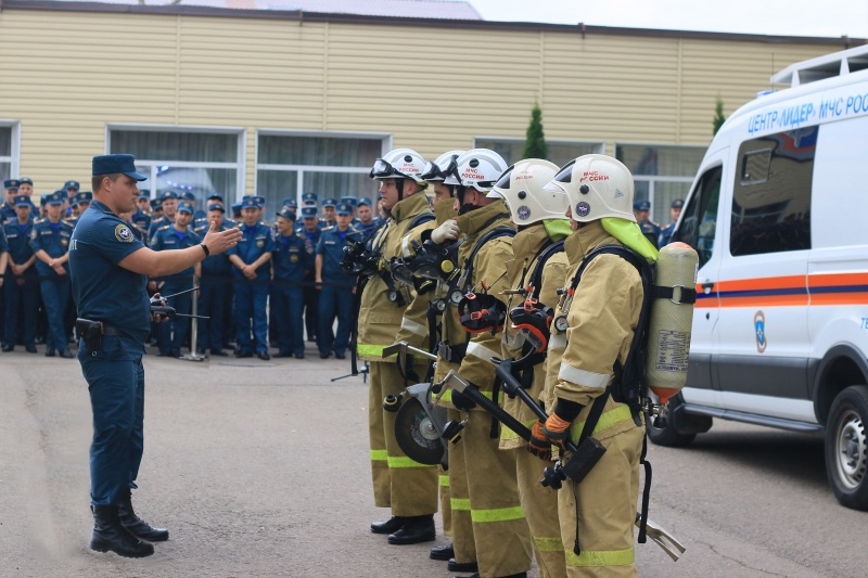 Занятие по пожарной безопасности с должностными лицами, привлекаемыми к несению дежурства