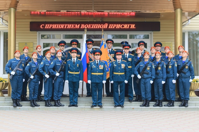  Принятие Военной присяги молодым пополнением Центра
