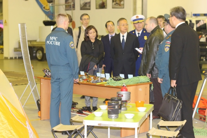 Министр по Управлению Чрезвычайными Ситуациями Китайской народной республики посетил ФГКУ "ЦСООР "Лидер"