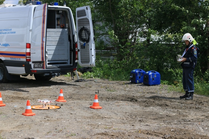 В Центре "Лидер" продолжается производственная практика курсантов АГЗ МЧС России