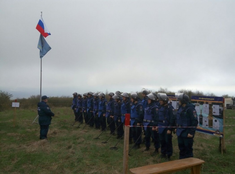 Проведение пиротехнических работ в Республике Южная Осетия